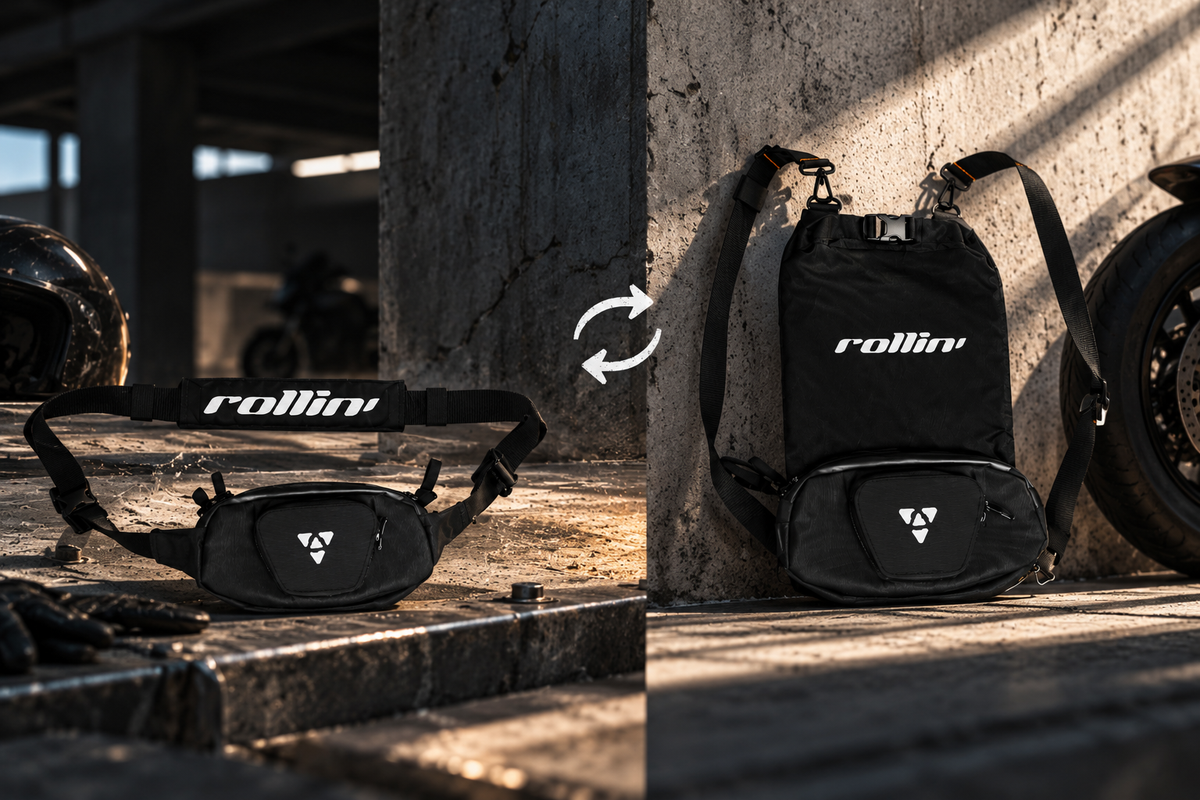 Fanny to Backpack. One Bag. Two Modes